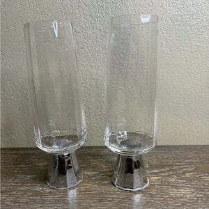 7.1 fl oz Faceted Champagne Flute set of 2- Threshold